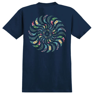 Spitfire Wheels Shirt Floral Classic Navy
