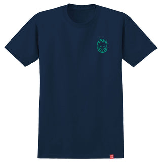 Spitfire Wheels Shirt Floral Classic Navy