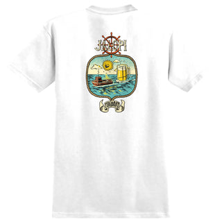 Anti Hero Skateboards Shirt Jalopi Tugboat White