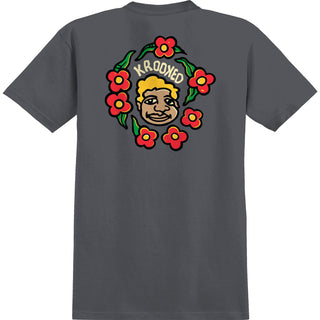 Krooked Skateboards Shirt Krooked MG Charcoal