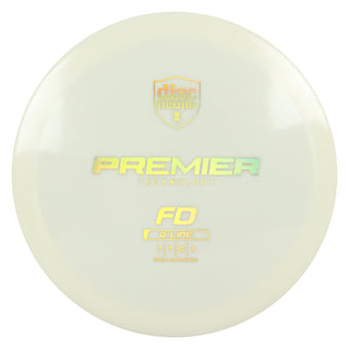 Discmania Disc Golf Premier Q-Line FD Fairway Driver 7/7/0/1 White/Gold Holo 173 grams