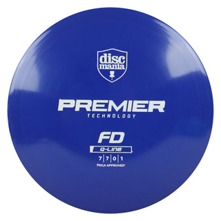 Discmania Disc Golf Premier Q-Line FD Fairway Driver 7/7/0/1 Blue/White 176 grams
