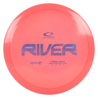 Latitude 64 Disc Golf Opto Air River Fairway Driver 7/7/-1/1 Pink/Lavender 156 grams