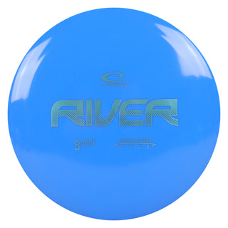 Latitude 64 Disc Golf Gold River Fairway Driver 7/7/-1/1 Blue/Slate 174 grams