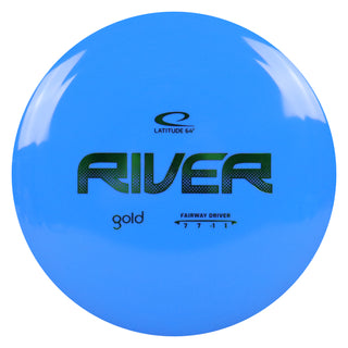Latitude 64 Disc Golf Gold River Fairway Driver 7/7/-1/1 Blue/Green 167 grams