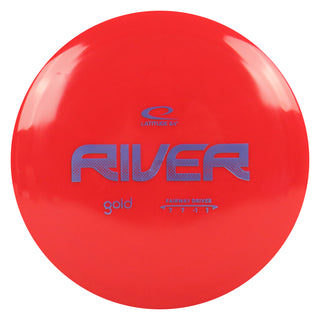 Latitude 64 Disc Golf Gold River Fairway Driver 7/7/-1/1 Red/Lavender 170 grams