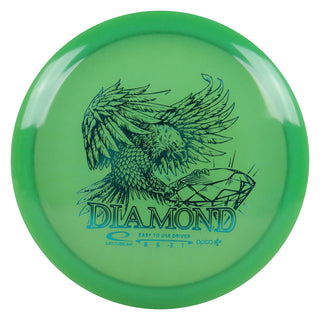 Latitude 64 Disc Golf Opto Air Diamond Distance Driver 8/6/-3/1 Green/Turquoise 145 grams