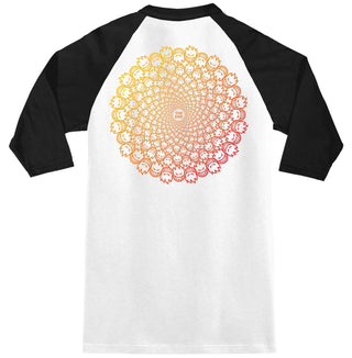 Spitfire Wheels Shirt Raglan Repeater White/Black