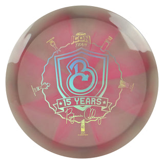 Discraft Disc Golf Ben Callaway Icon Z Swirl Undertaker Fairway Driver Black Pink/Holo 170-172g