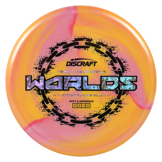 Discraft Disc Golf 2026 Worlds Tour Series Sled Putt and Approach Orange Pink/Money Holo 177g