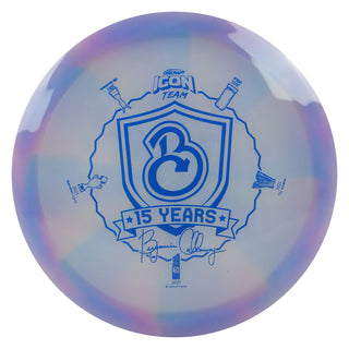 Discraft Disc Golf Ben Callaway Icon Z Swirl Undertaker Fairway Driver Purple/Navy 173-174g