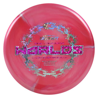Discraft Disc Golf 2026 Worlds Tour Series Sled Putt and Approach Red/Magenta Shatter 179g