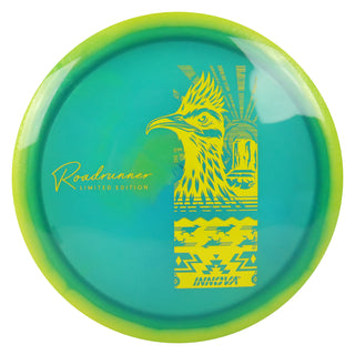 Innova Disc Golf Limited Edition Halo Champion Roadrunner Driver Gold Green/Yellow 168 grams