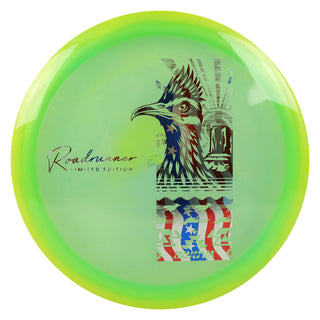 Innova Disc Golf Limited Edition Halo Champion Roadrunner Driver Gold Green/USA 169 grams