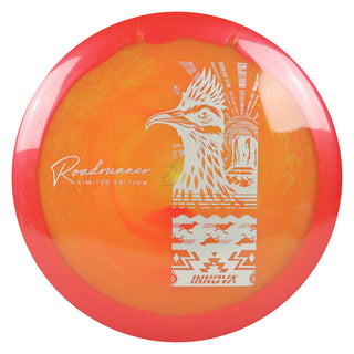 Innova Disc Golf Limited Edition Halo Champion Roadrunner Driver Red Orange/Silver 167 grams