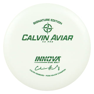 Innova Disc Golf KC Pro Calvin Heimburg Aviar Putter 2/3/0/2 Super White/Green 170 grams