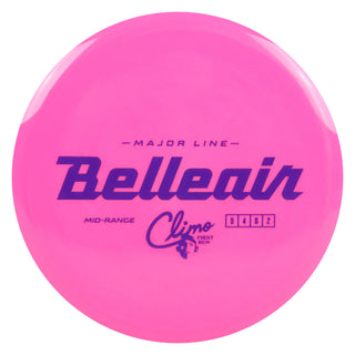 Climo Disc Golf Major Line Belleair Midrange 5/4/0/2 Hot Pink/Purple 179 grams