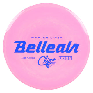 Climo Disc Golf Major Line Belleair Midrange 5/4/0/2 Pink/Navy 177 grams