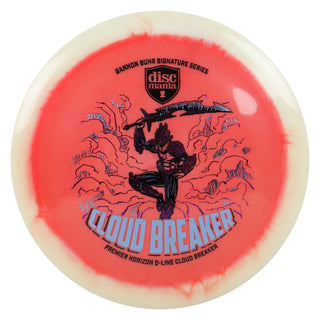 Discmania Disc Golf Gannon Buhr Horizon Premier Q-Line Cloud Breaker White Red/Slate 173 grams