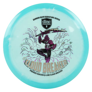 Discmania Disc Golf Gannon Buhr Horizon Premier Q-Line Cloud Breaker Light Blue White/Holo Discs 173 grams