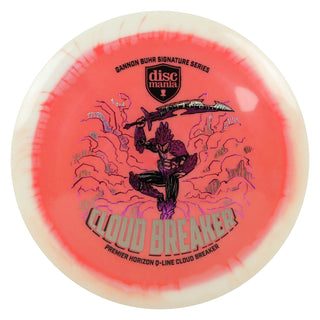 Discmania Disc Golf Gannon Buhr Horizon Premier Q-Line Cloud Breaker White Red/Holo Discs 175 grams