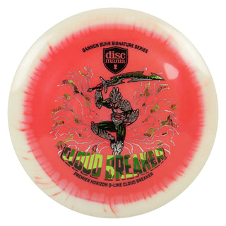 Discmania Disc Golf Gannon Buhr Horizon Premier Q-Line Cloud Breaker White Red/Camo 174 grams