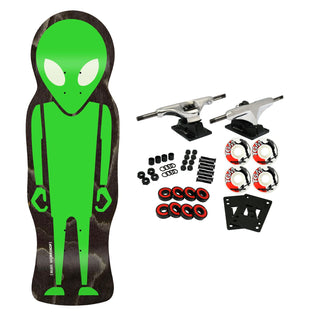 Alien Workshop Skateboard Complete Soldier Die Cut Green 9.675" x 30.375"