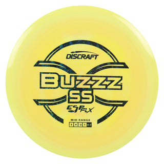 Discraft Disc Golf ESP FLX Buzzz SS Midrange 5/4/-2/1 Yellow/Black Stars 175-176g