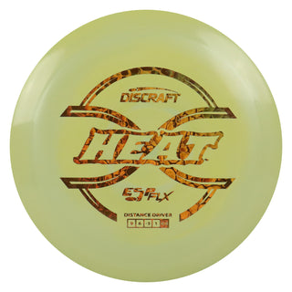 Discraft Disc Golf ESP FLX Heat Distance Driver 9/6/-3/1 Dark Green/Orange Scales 167-169g