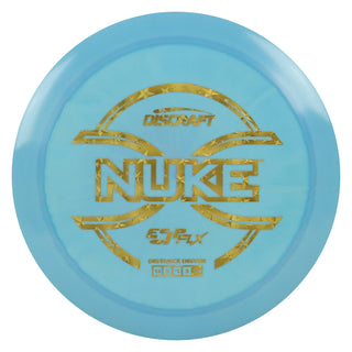 Discraft Disc Golf ESP FLX Nuke Distance Driver 13/5/-1/3 Blue/Gold Stars 170-172g