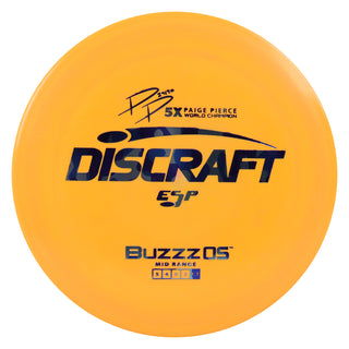 Discraft Disc Golf Paige Pierce ESP Buzzz OS Midrange 5/4/0/3 Orange/Blue Camo 174g