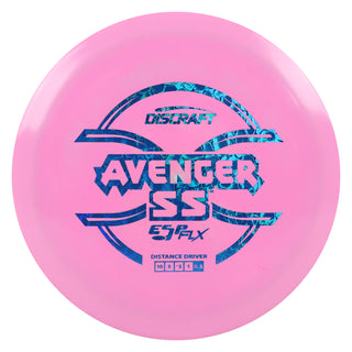 Discraft Disc Golf ESP FLX Avenger SS Distance Driver 10/5/-3/1 Pink/Blue Scales 170-172g
