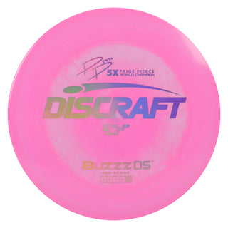 Discraft Disc Golf Paige Pierce ESP Buzzz OS Midrange 5/4/0/3 Pink/Pink Holo 176g