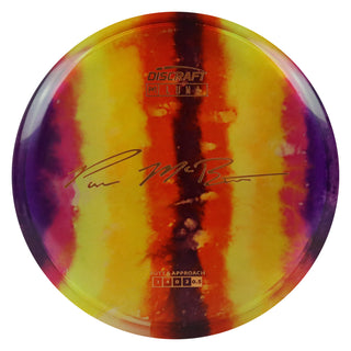 Discraft Disc Golf Paul McBeth Z Line Fly Dye Luna Putter 3/4/0/2 Purple Yellow/Gold 171g