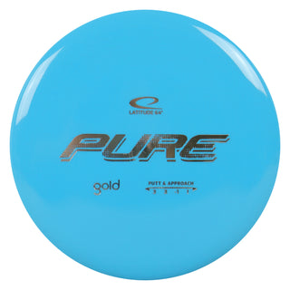 Latitude 64 Disc Golf Gold Pure Putter 3/3/-1-1 Blue/Silver 173 grams