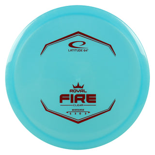 Latitude 64 Royal Clear Fire Midrange Disc 5/3/0/3 Blue/Red 177 grams