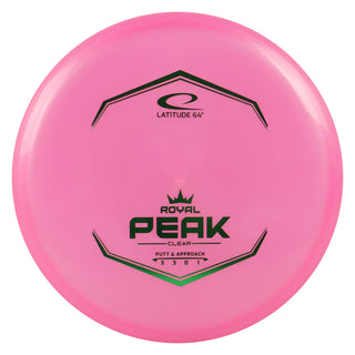 Latitude 64 Royal Clear Peak Putt and Approach 3/3/0/1 Pink/Green 176 grams