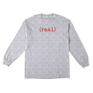 Real Longsleeve Shirt Lower Heather/Red  