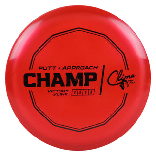 Climo Disc Golf Victory Line Champ Putter 2/3/0/0 Red/Black 172 grams