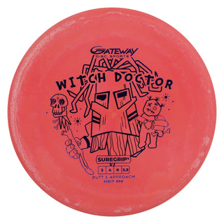 Gateway Disc Golf Suregrip Witch Doctor Putter 3/4/0/2.5 Red/Indigo 175 grams