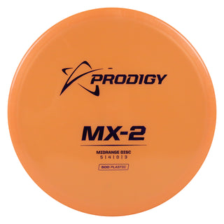 Prodigy Disc Golf 500 MX-2 Midrange Disc 5/4/0/3 Orange/Navy Shatter 172 grams