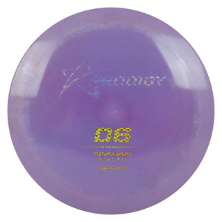 Prodigy Disc Golf 400 D6 Distance Driver 12/6/-3/2 Purple/Ghost Shatter/Gold Prisms 169 grams