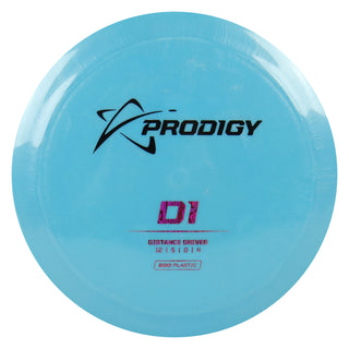 Prodigy Disc Golf 500 D1 Distance Driver 12/5/0/4 Blue/Black/Magenta Waves 168 grams