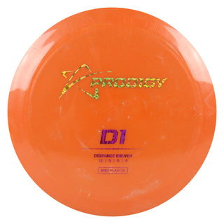 Prodigy Disc Golf 500 D1 Distance Driver 12/5/0/4 Orange/Gold Prisms/Magenta Waves 169 grams