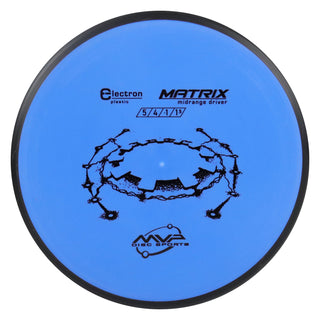 MVP Disc Golf Electron Matrix midrange 5/4/-1/2 Blue 176 grams
