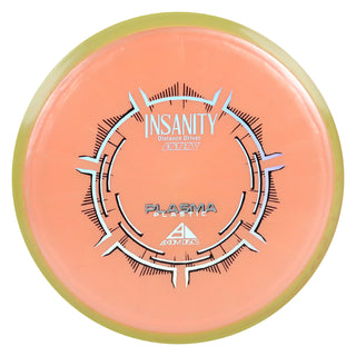 Axiom Disc Golf Plasma Insanity Distance Driver 9/5/-2/1.5 Peach/Yellow Red 173 grams