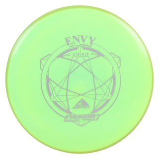 Axiom Disc Golf Fission Envy Putter 3/3/0/2 Hot Lime Green/Yellow 166 grams