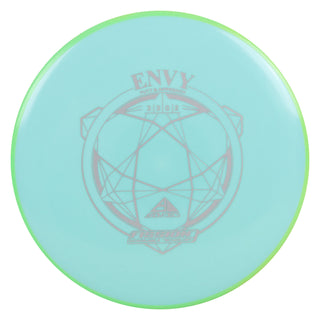 Axiom Disc Golf Fission Envy Putter 3/3/0/2 Hot Teal/Green 157 grams
