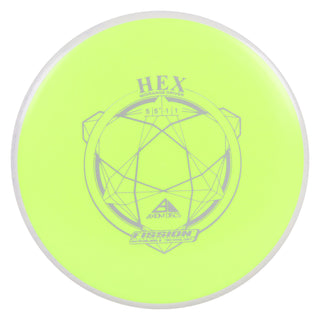 Axiom Disc Golf Fission Hex Midrange 5/5.5/-1/1 DayGlo/White 162 grams