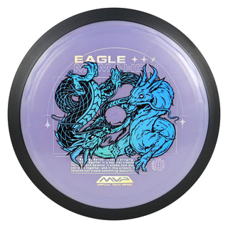 MVP Disc Golf Plasma Dimension Eagle McMahon Team Series Distance Driver 14.5/5/0/3 Purple/Blue Holo 172 grams